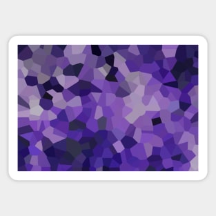 Small Purple Crystals Sticker